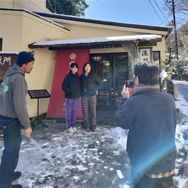 ぴーかんの天城雪景色