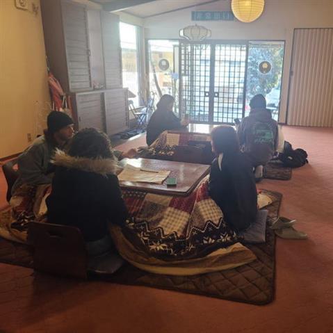 雪にも負けず瀬古の湯食堂